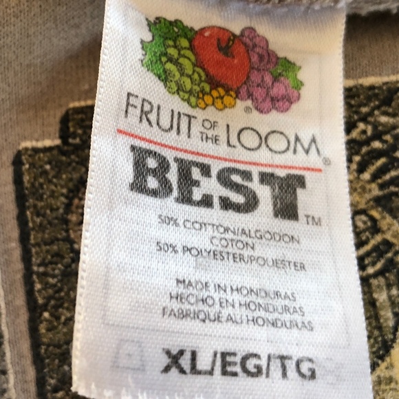 ARIZONA Sweatshirt Fruit Of The Loom Long Sleeves Beige - Picture 2 of 8